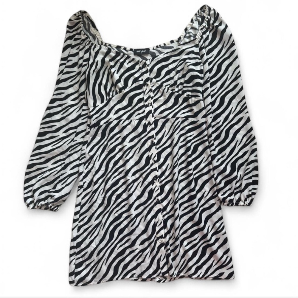 Wet seal zebra dress